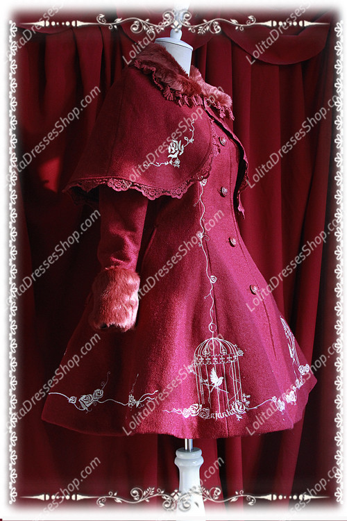 HOT NEW Infanta Lolita Cashmere Cape Coat