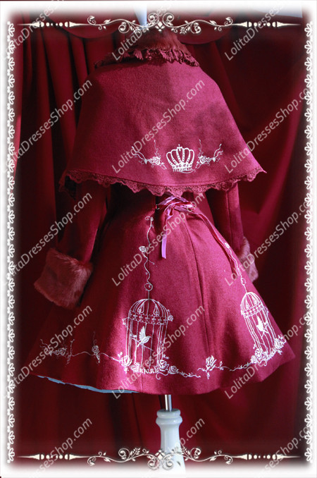 HOT NEW Infanta Lolita Cashmere Cape Coat