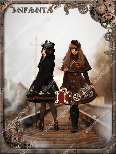 HOT NEW Infanta Lolita Cashmere Cape Coat