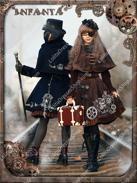 HOT NEW Infanta Lolita Cashmere Cape Coat