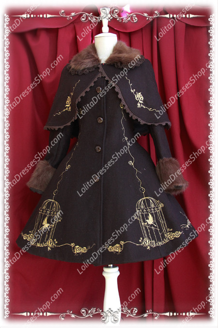 HOT NEW Infanta Lolita Cashmere Cape Coat