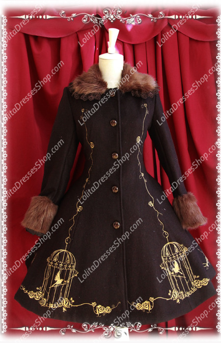 HOT NEW Infanta Lolita Cashmere Cape Coat