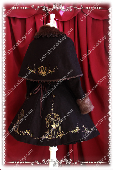 HOT NEW Infanta Lolita Cashmere Cape Coat