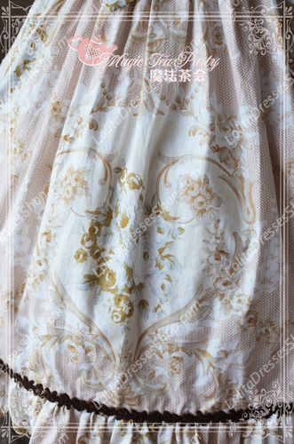 Cotten Sweet Magic Tea Party Flower Knot JSK Lolita Dress