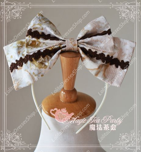 Cotten Sweet Magic Tea Party Flower Knot JSK Lolita Headband