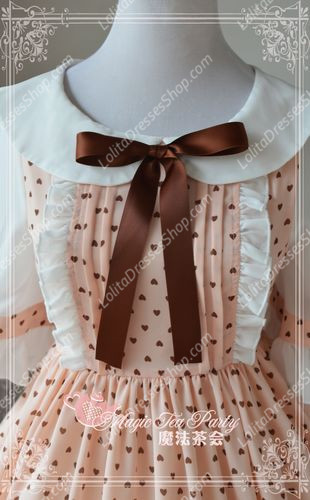 Cotten Sweet Magic Tea Party Summer OP Print Knot JSK Lolita Dress