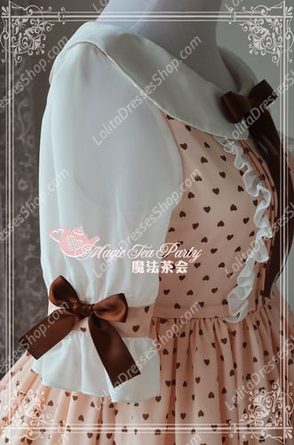 Cotten Sweet Magic Tea Party Summer OP Print Knot JSK Lolita Dress