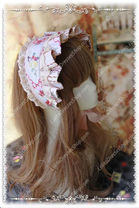 Sweet Cinderella Print Infanta Lolita headband