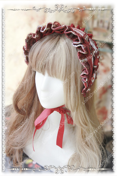 Sweet Cinderella Print Infanta Lolita headband