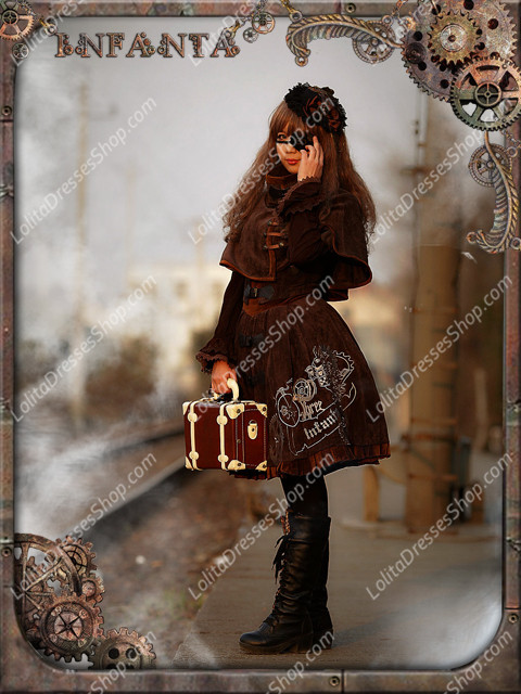 Sweet Cotton Punk Infanta Lolita Cape