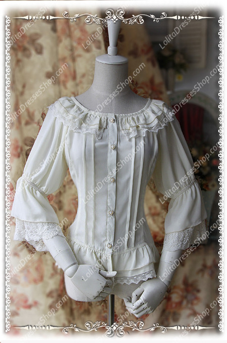 Sweet Cotten Fairy Dance Infanta Lolita Shirt