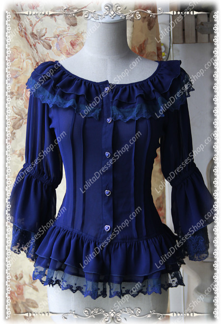 Sweet Cotten Fairy Dance Infanta Lolita Shirt