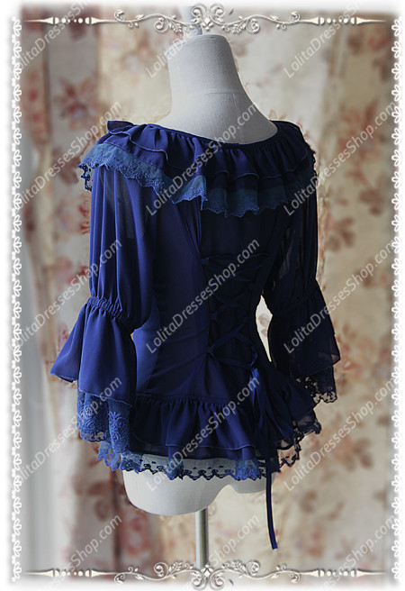 Sweet Cotten Fairy Dance Infanta Lolita Shirt