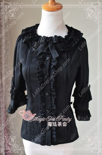 Sweet Magic Tea Party JK Floral Knot Lolita Blouse