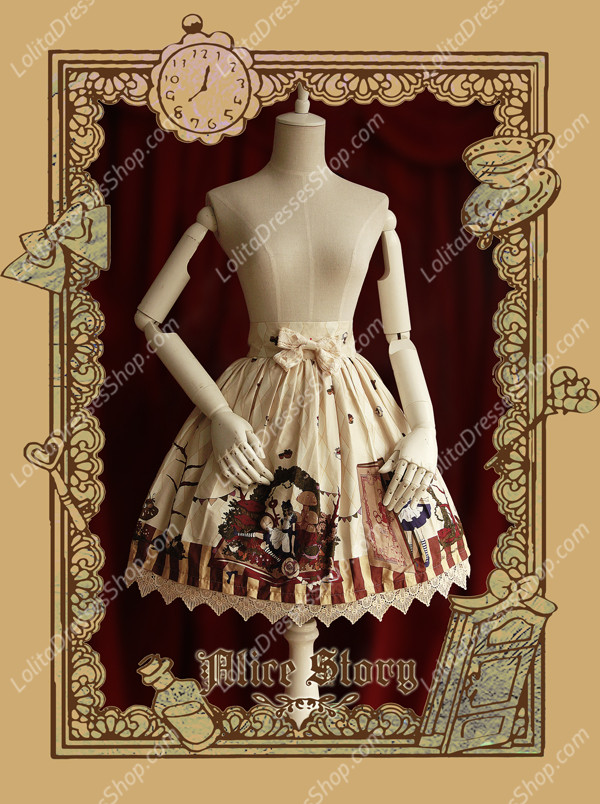 Sweet Cotten Print Alice Story Infanta Lolita JSK