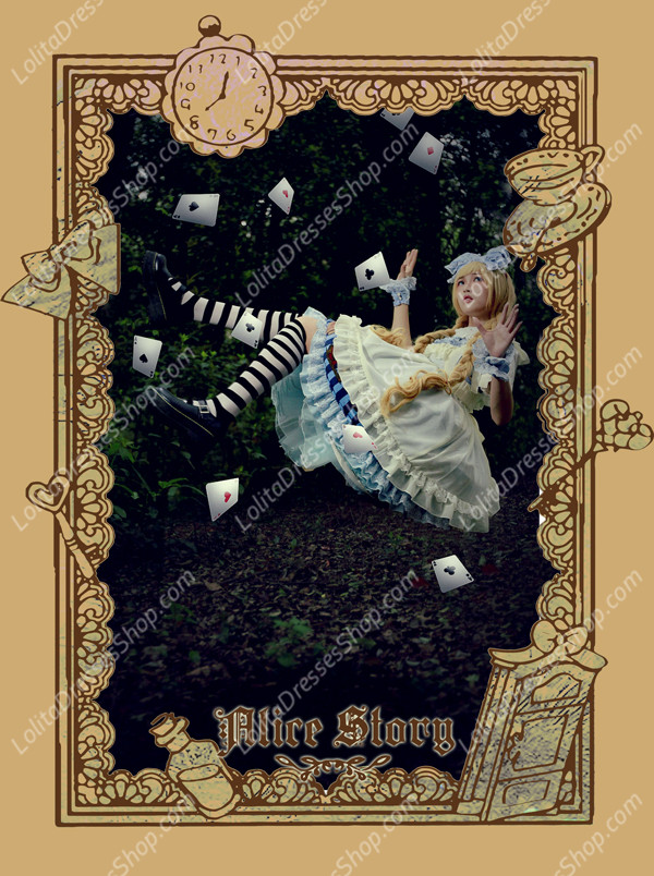 Sweet Cotten Print Alice Story Infanta Lolita KC