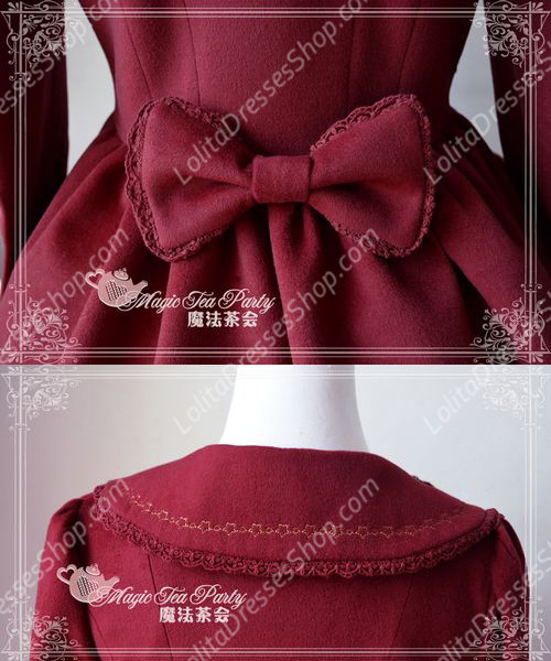 Sweet Magic Tea Party JSK Floral Christmas Embroidery Lolita Coat