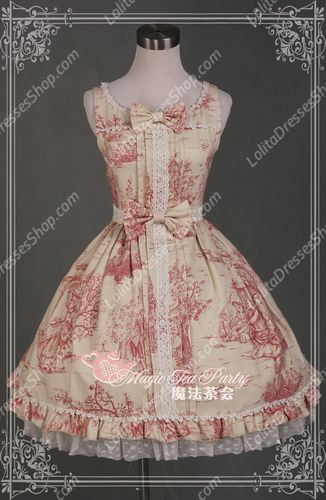 Sweet Magic Tea Party JSK Floral Xiliya Palace Lolita Dress