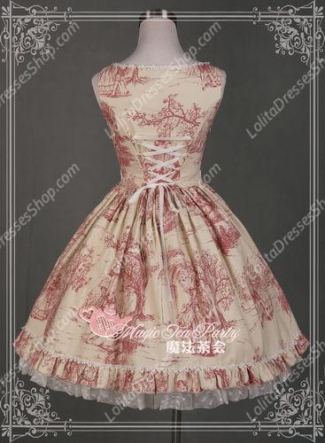 Sweet Magic Tea Party JSK Floral Xiliya Palace Lolita Dress