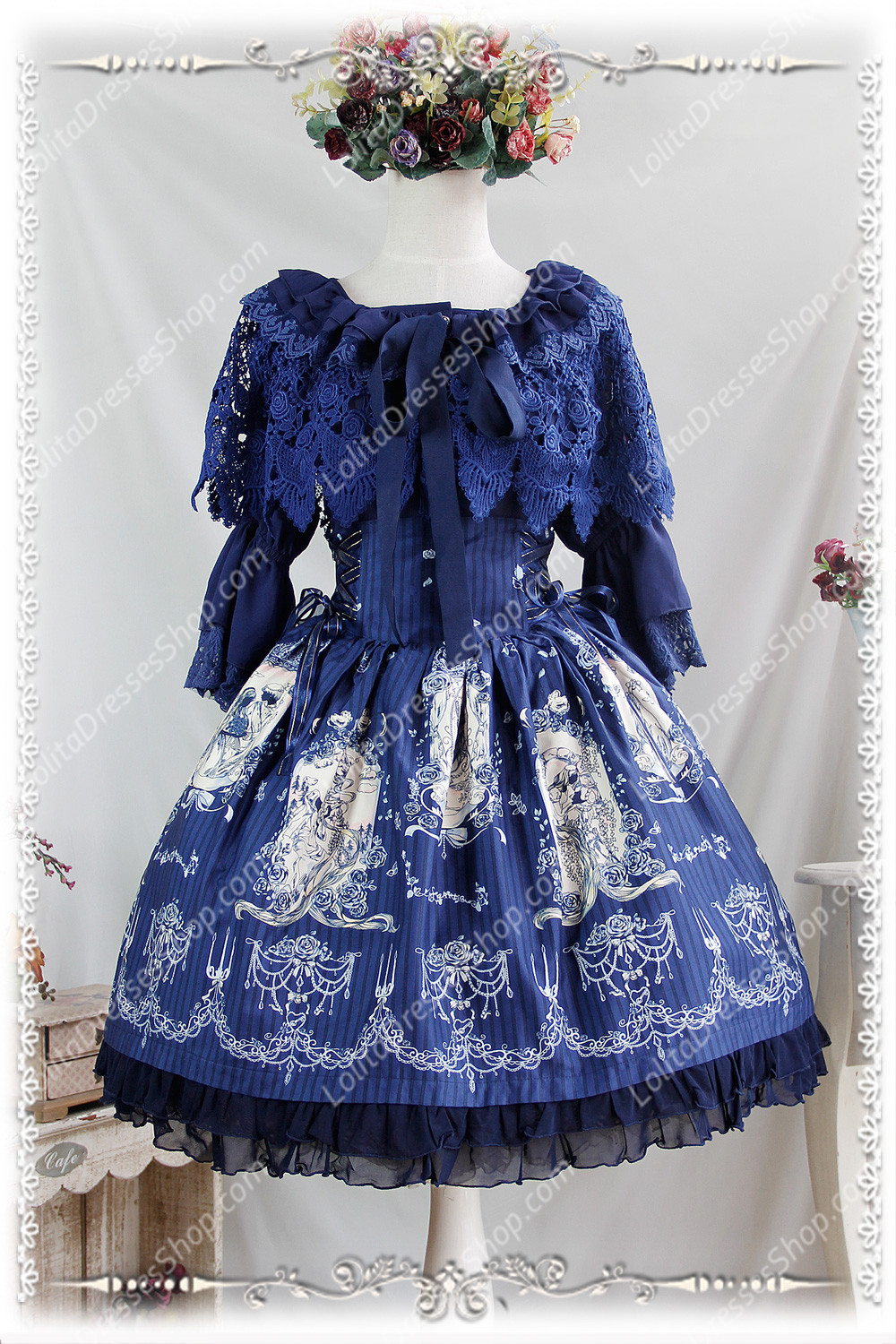 Sweet Cotten Print Tangled Infanta Lolita SK