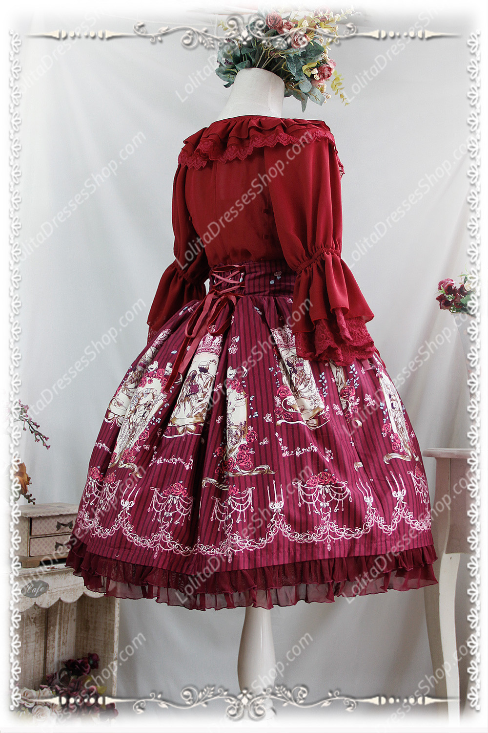 Sweet Cotten Print Tangled Infanta Lolita SK