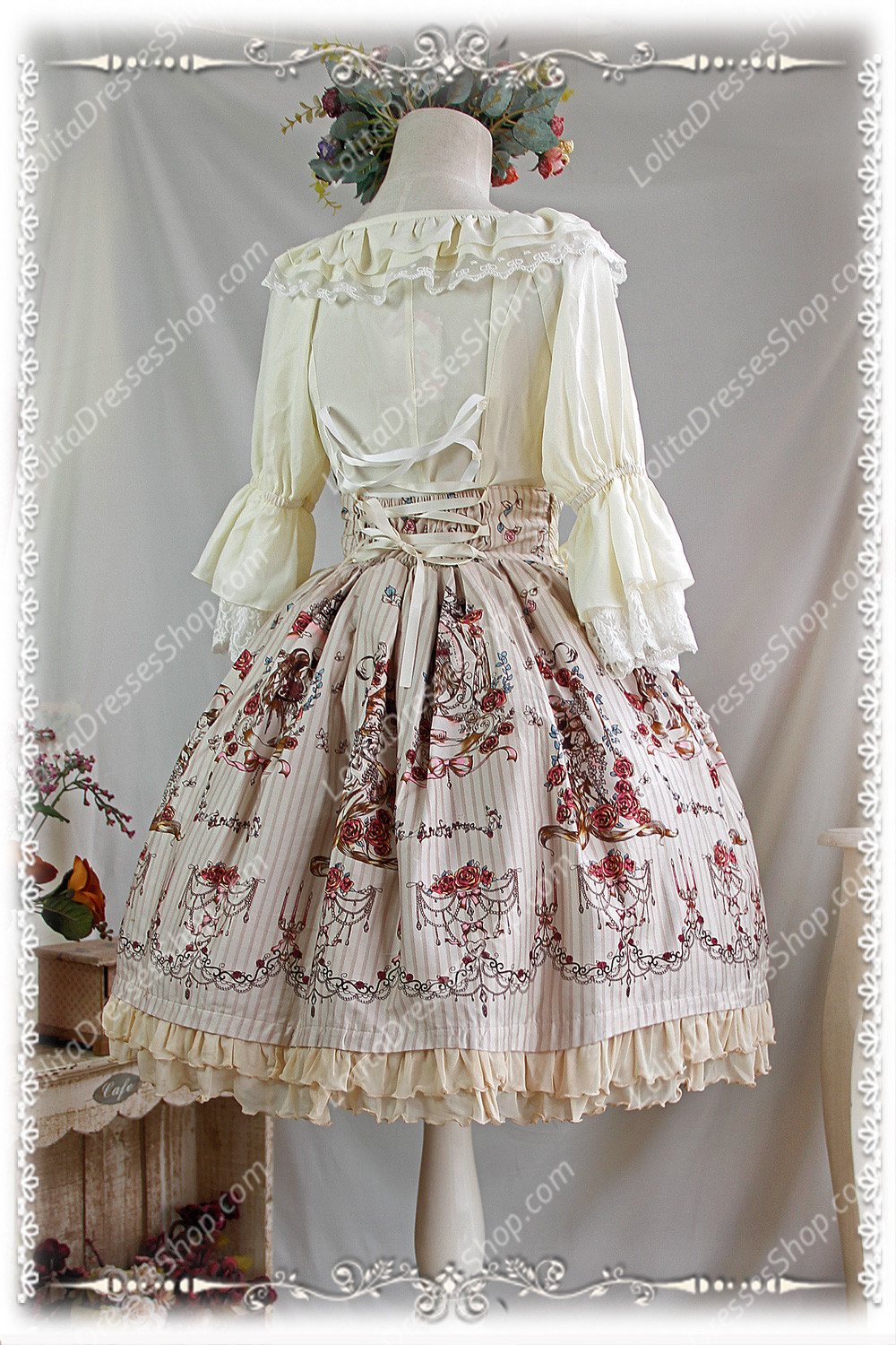 Sweet Cotten Print Tangled Infanta Lolita SK