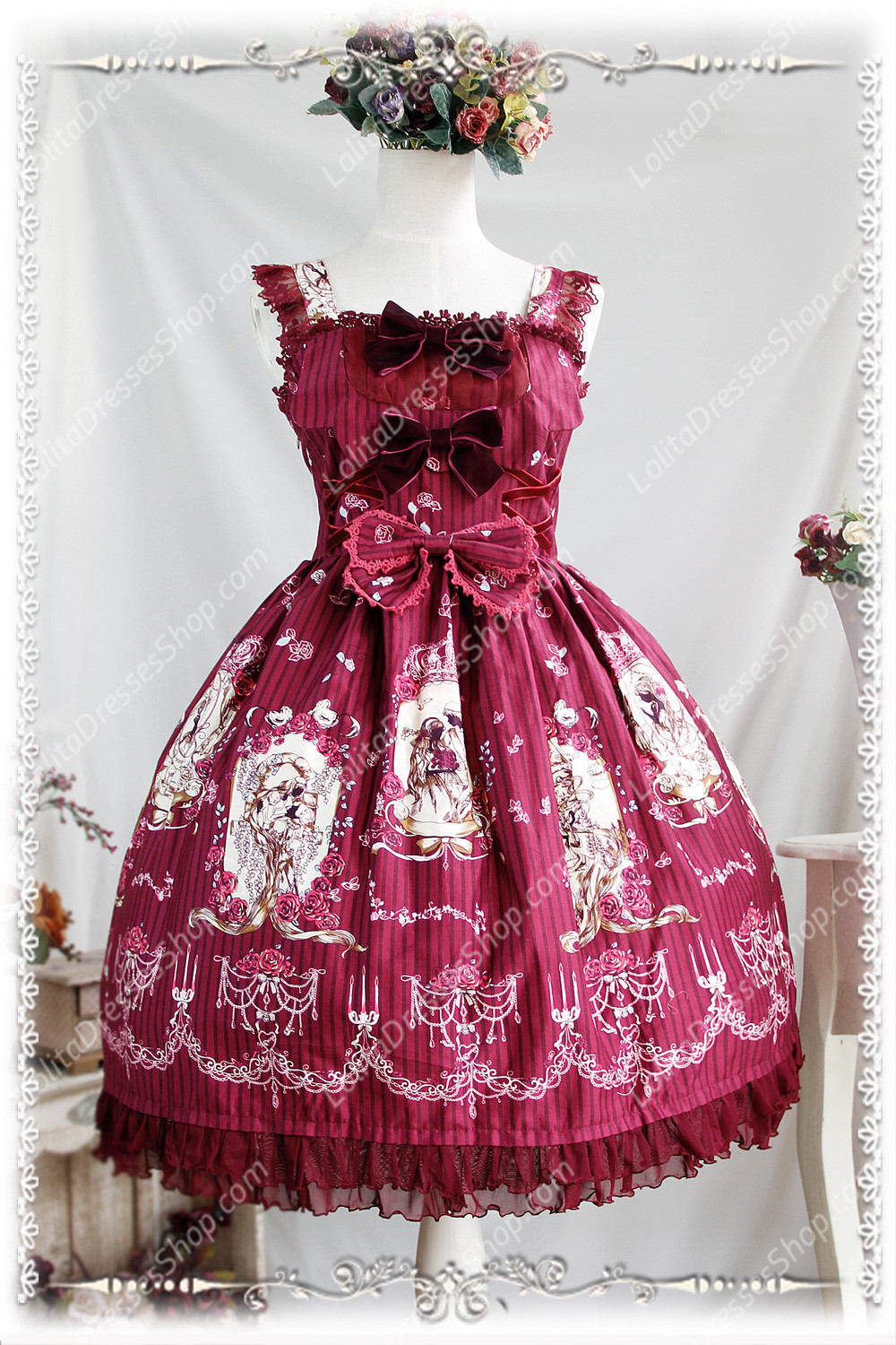 Sweet Cotten Print Jangled Infanta Lolita JSK