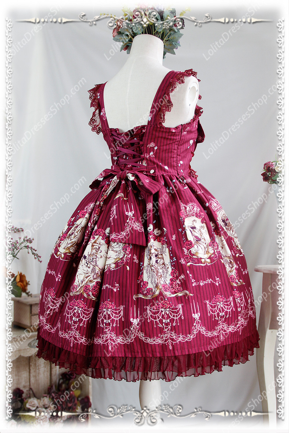 Sweet Cotten Print Jangled Infanta Lolita JSK