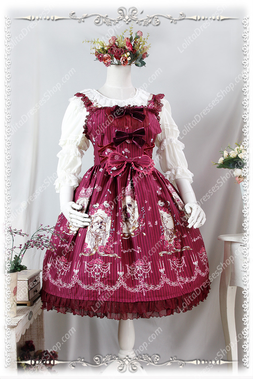 Sweet Cotten Print Jangled Infanta Lolita JSK