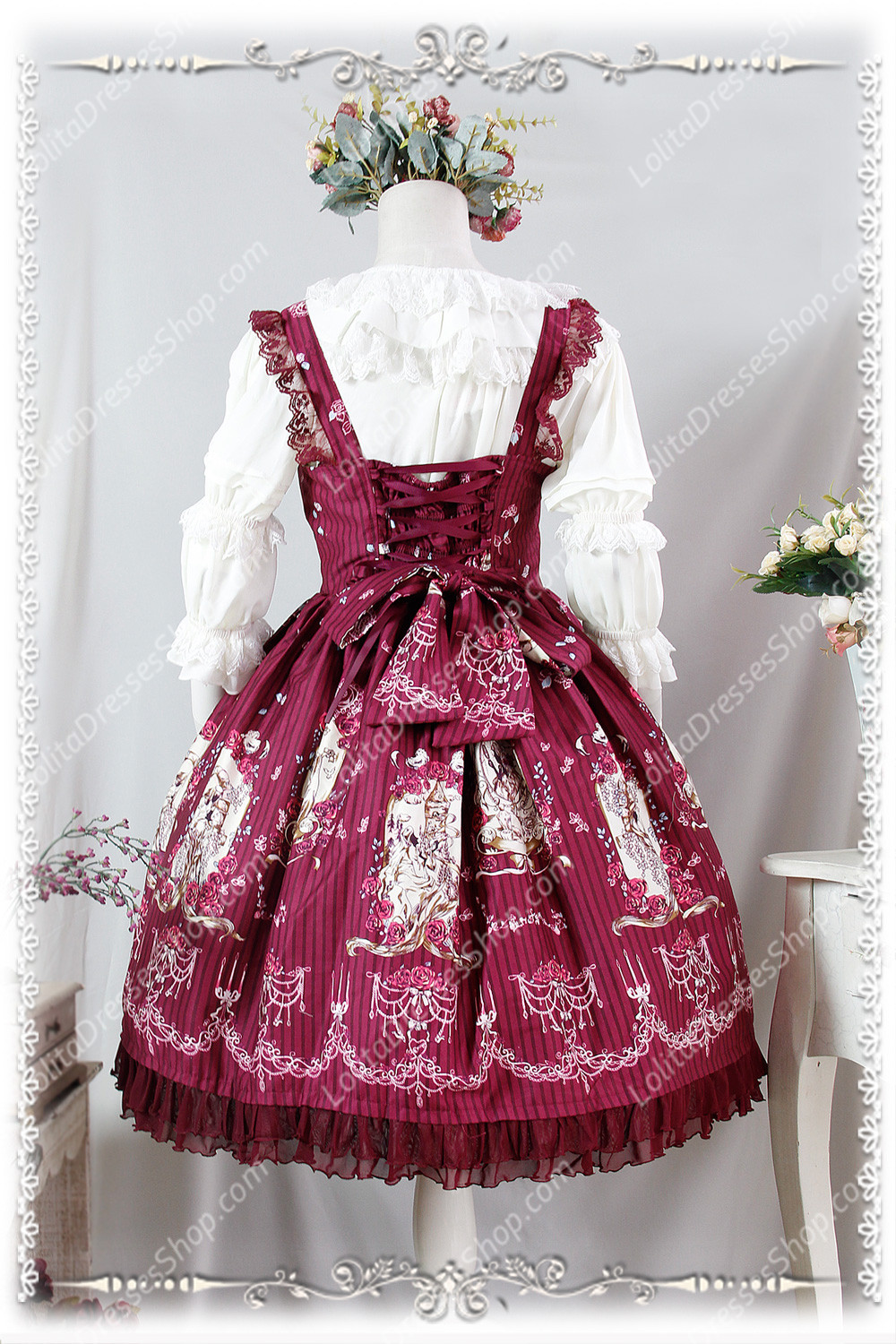 Sweet Cotten Print Jangled Infanta Lolita JSK