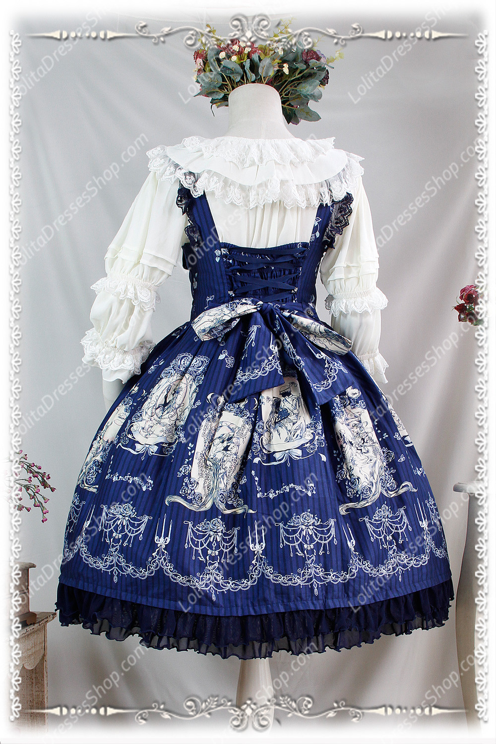 Sweet Cotten Print Jangled Infanta Lolita JSK