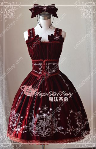 Sweet Magic Tea Party JSK Floral Embroidery Palace Lolita Dress