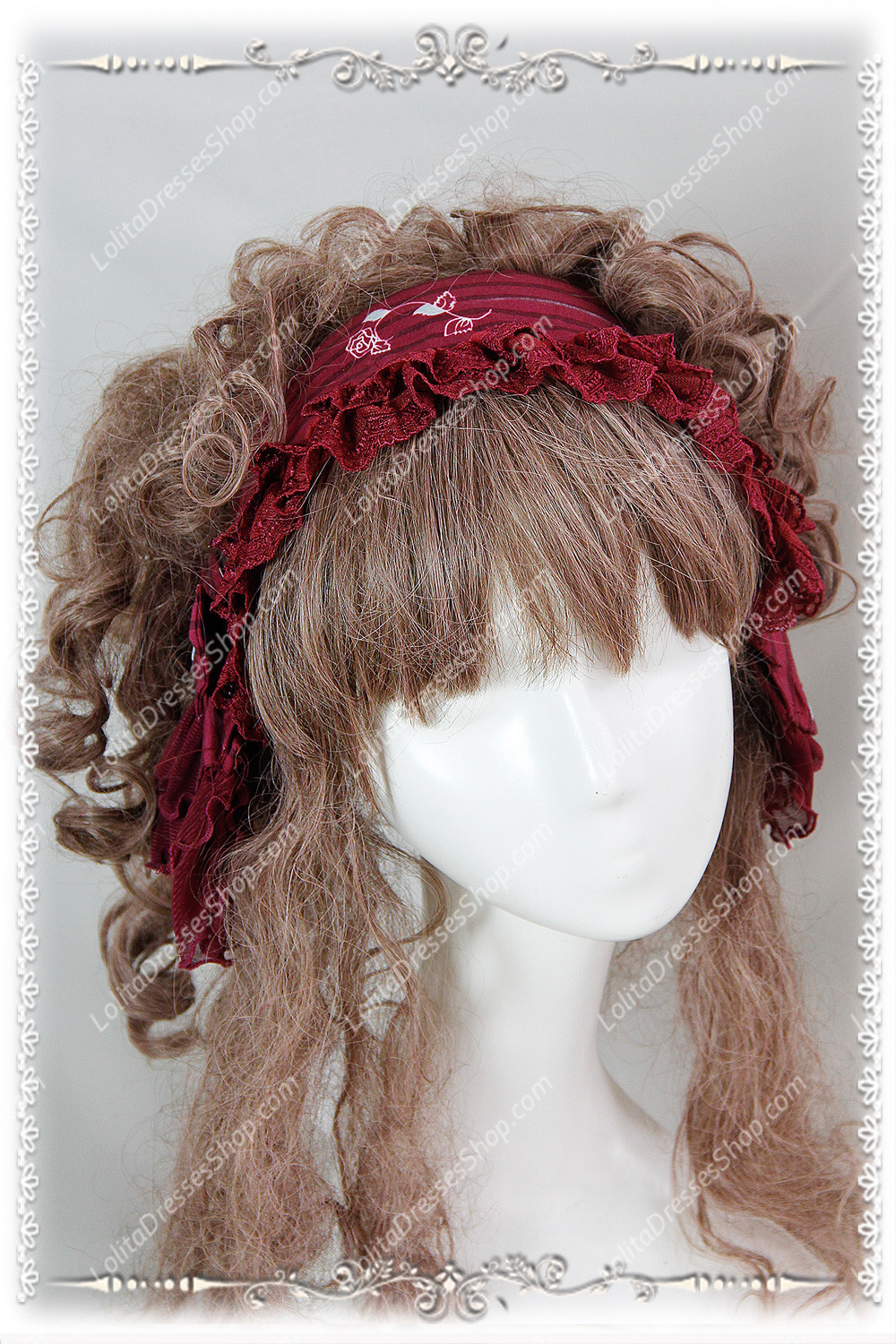 Sweet Cotten Print Jangled Infanta Lolita Hair Band