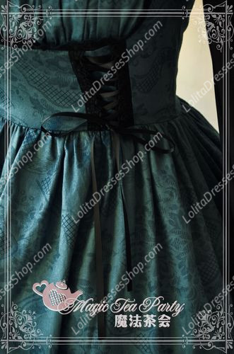 Sweet Cotten Magic Tea Party JSK Floral Aoweina Lolita Dress