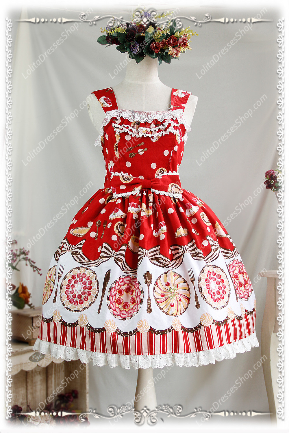 Sweet Cotten Sleeveless Infanta Lolita JSK