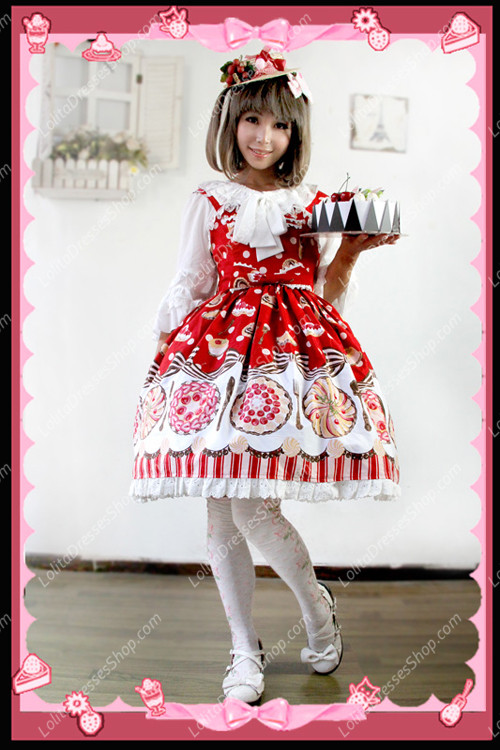 Sweet Cotten Sleeveless Infanta Lolita JSK