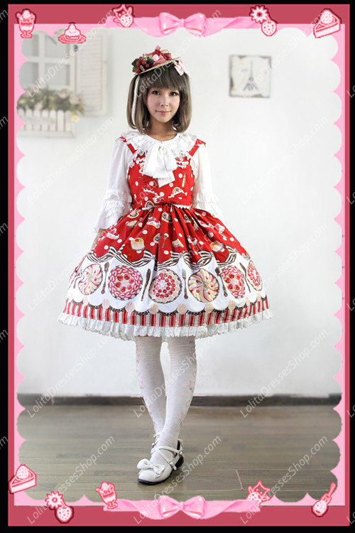 Sweet Cotten Sleeveless Infanta Lolita JSK