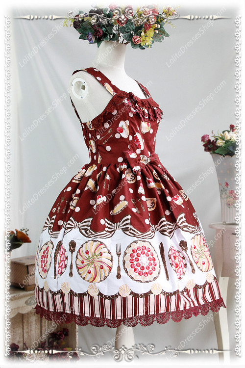 Sweet Cotten Sleeveless Infanta Lolita JSK