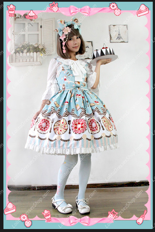 Sweet Cotten Sleeveless Infanta Lolita JSK