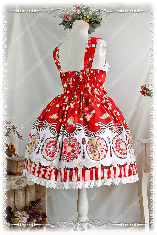 Sweet Cotten Sleeveless Infanta Lolita JSK