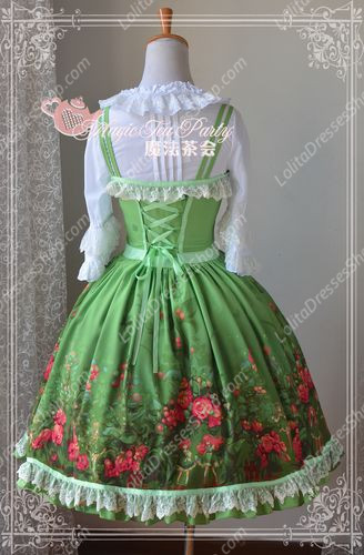 Sweet Magic Tea Party JSK Floral Flower Garden Lolita Dress