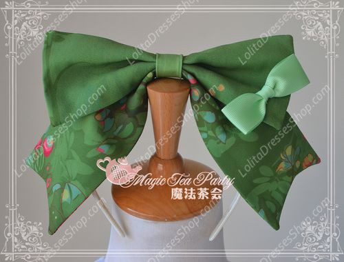 Sweet Magic Tea Party Op Floral Flower Garden Lolita Headband