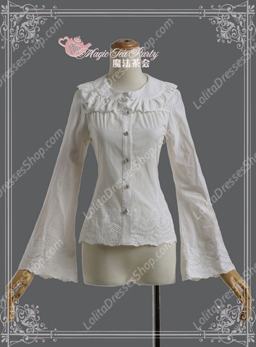 Sweet Magic Tea Party JSK Long Sleeve Embroidered Lolita Blouse