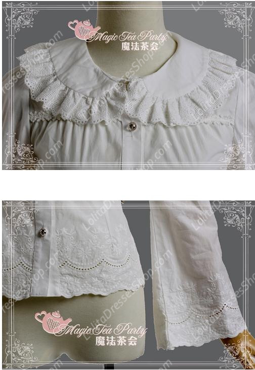 Sweet Magic Tea Party JSK Long Sleeve Embroidered Lolita Blouse