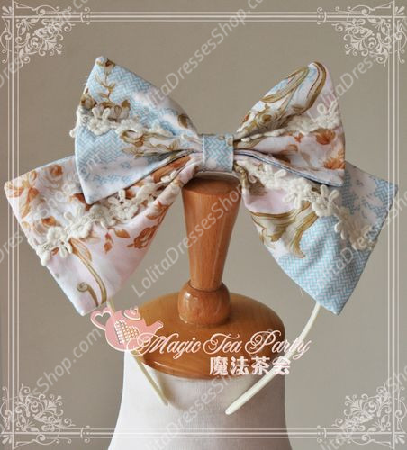 Sweet Magic Tea Party JSK Flowers Print Lolita Headband