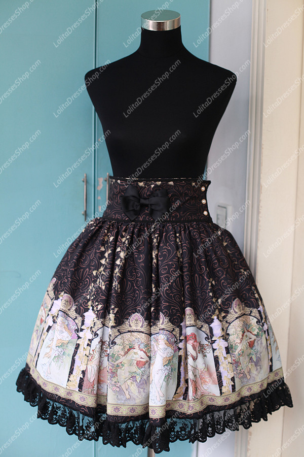 Sweet Cotten Original Print Souffle Song Lolita Dress