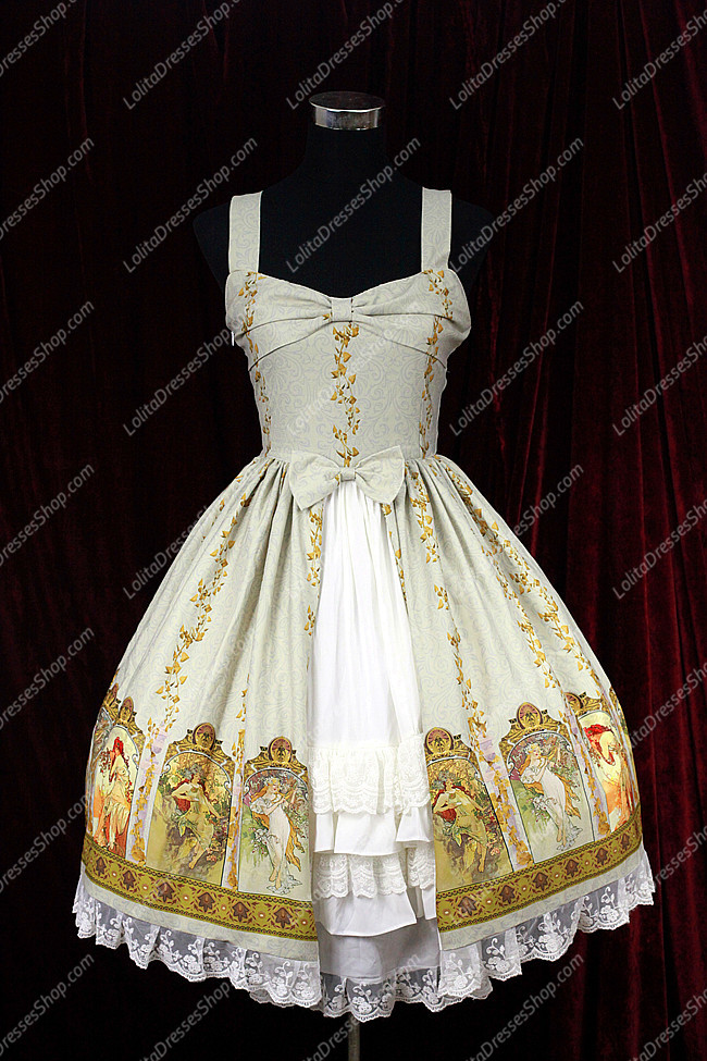 Sweet Cotten Original Print Souffle Song Lolita JSK