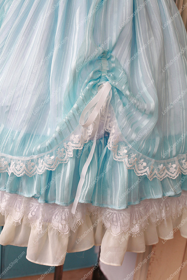 Sweet Cotten Summer Solid Color Souffle Song Lolita JSK Dress