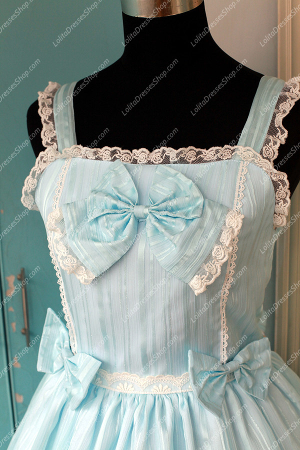 Sweet Cotten Summer Solid Color Souffle Song Lolita JSK Dress