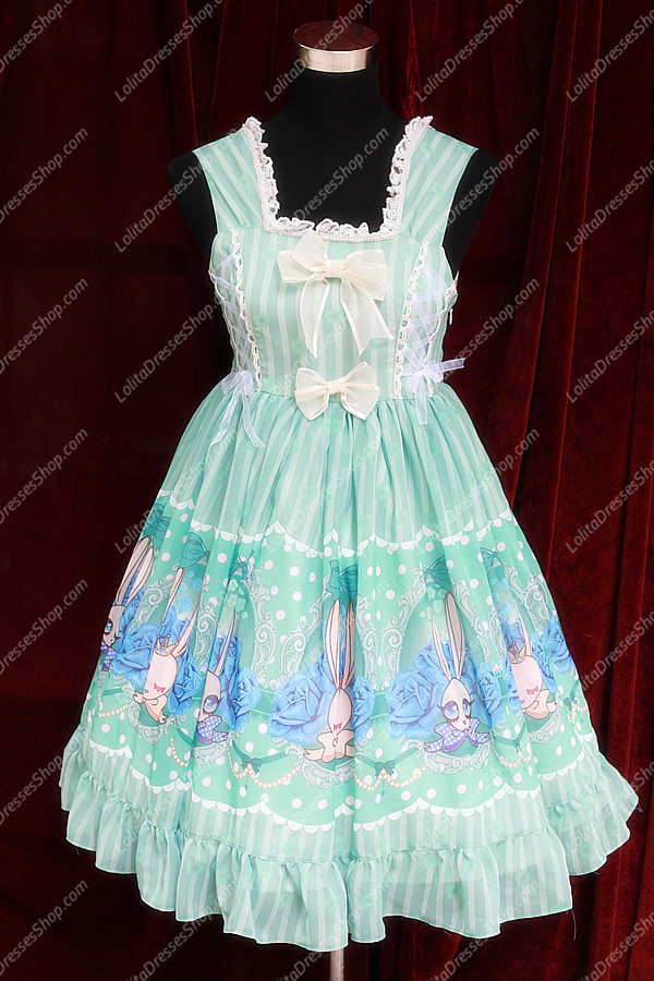 Sweet Cotten Original Print Souffle Song Lolita Dress